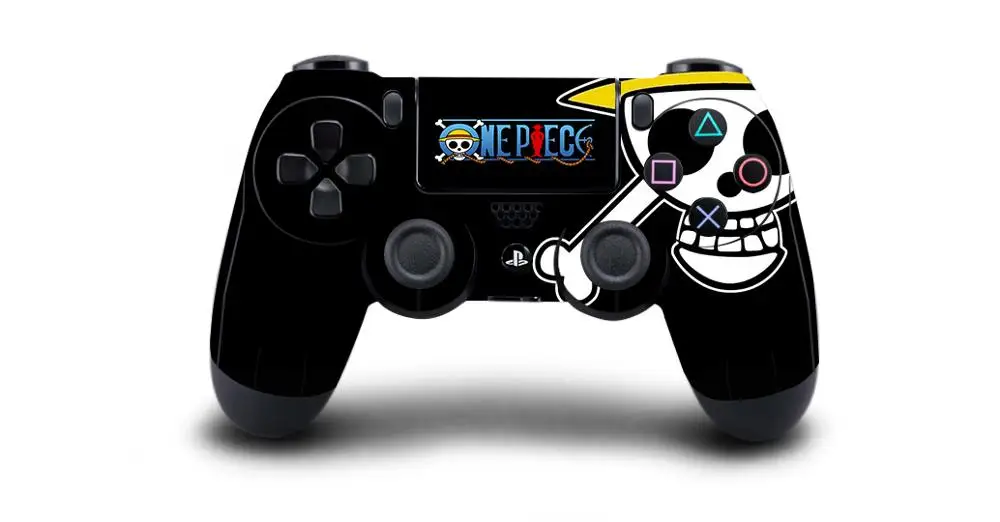 Аниме one piece Luffy PS4 Кожа Наклейка виниловая Обложка для sony PS4 playstation 4 Dualshock 4 контроллер наклейка s Чехол - Цвет: QBTM1471