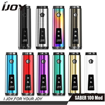 

Ijoy Saber 100w Mod Vape Pen Electronic Cigarette Modsingle 20700 battery regulated tube mod Fit 18650 Battery Vaporizer