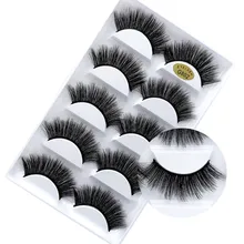 5 пар натуральных накладных ресниц, ресницы для макияжа глаз, 3D норковые ресницы, ресницы для наращивания, норковые ресницы, инструменты для красоты G800