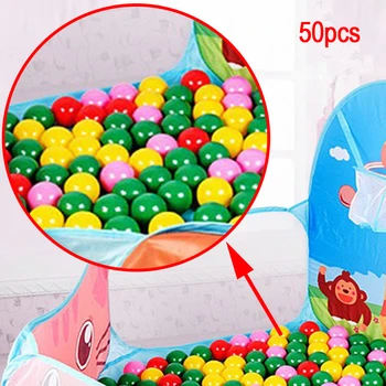 

Portable Indoor Foldable Kids Plastic Ocean Balls Pit Pool Children Tent House Play Toy Birthday Gift For Boys Girls