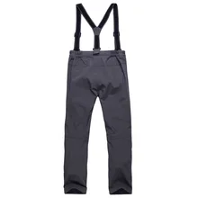 Лыжные штаны для девочек, детские лыжные штаны для мальчиков, водонепроницаемые, ветрозащитные, плотные, бархатные зимние теплые брюки