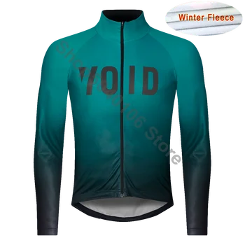

VOID 2020 winter thermal fleece cycling jersey long sleeve Racing Bike Mountain cycling clothing Maillot Ropa Ciclismo Hombre