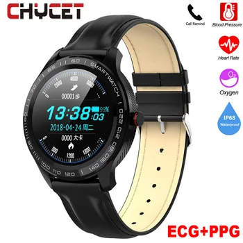 

Full touch Smart Watch Men ECG+PPG Heart Rate Blood Pressure oxygen Monitor IP68 Waterproof Bluetooth Call Reminder Smartwatch
