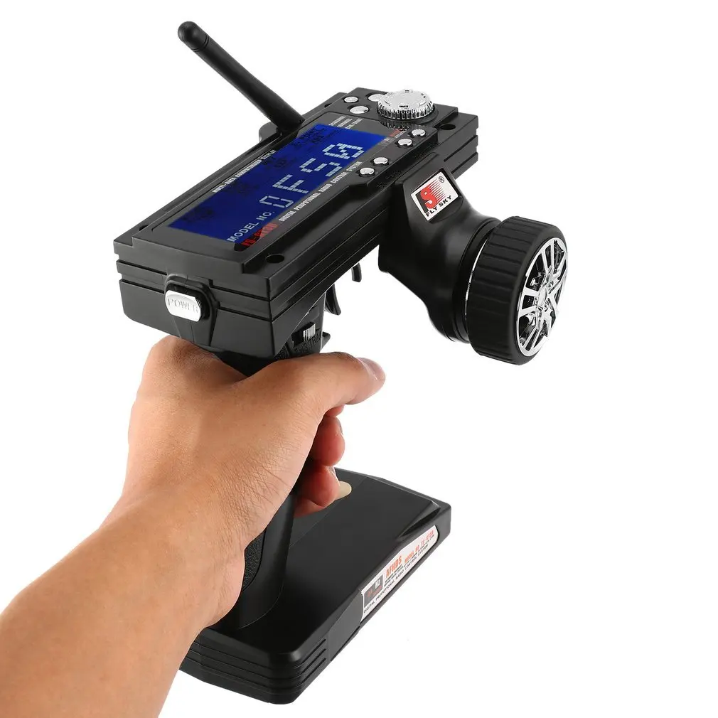 

FS-GT3B 2.4G 3CH RC Boat Control Gun Transmitter /w TX Receiver For Most the Radio Control Models High Receiver Sensitivity