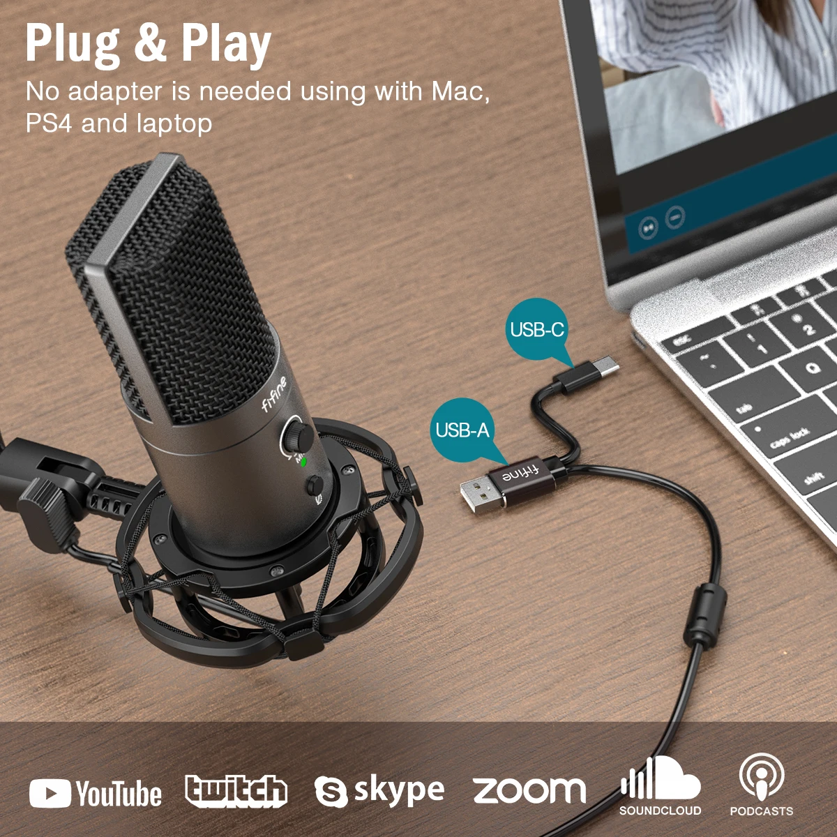 FIFINE T669 USB Podcast Gaming Mikrofon Seti Fiyatı, Özellikleri