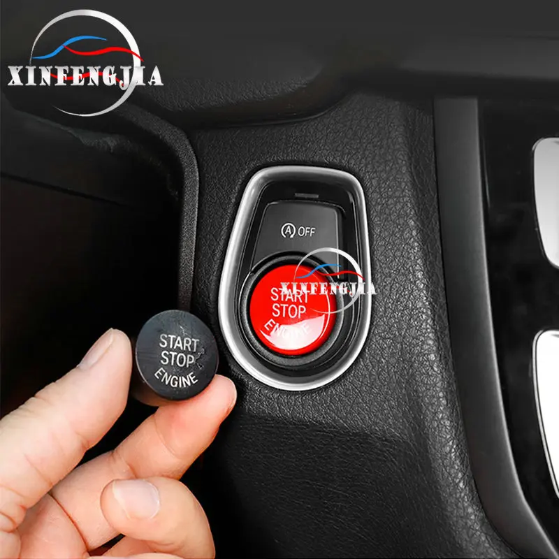 Кнопка включения и остановки двигателя Спортивная сменная КРЫШКА ДЛЯ BMW 1 2 3 4 5 6 7