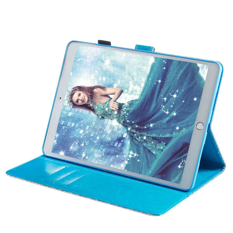 Чехол для iPad Air 10,5 Smart Cover для iPad Pro 10,5 '' Funda Tablet Блестящая бабочка PU кожаный чехол-подставка+ подарок