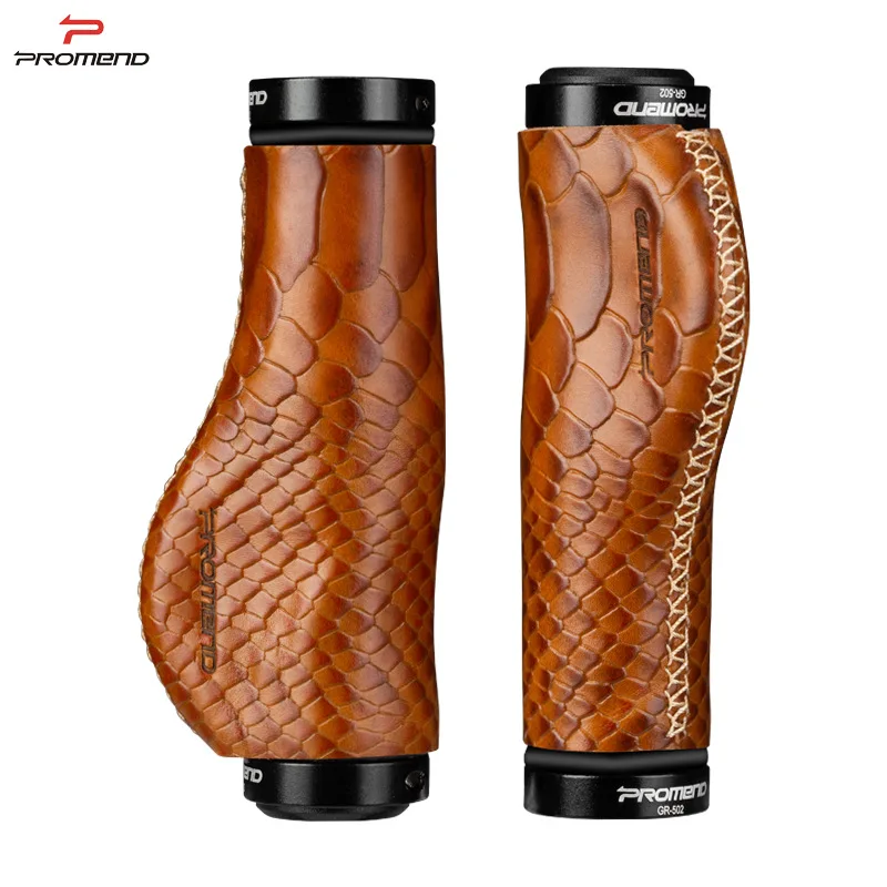 Bicycle Handlebar Grips Leather Bar Ends Plugs For Brompton Bicycle