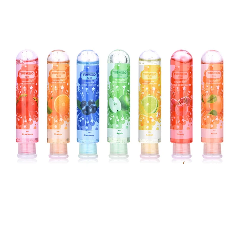 Ml Fruit Flavor Strawberry Cherry Apple Peach Blueberry Lemon Lubricant Water Based Anal Oral