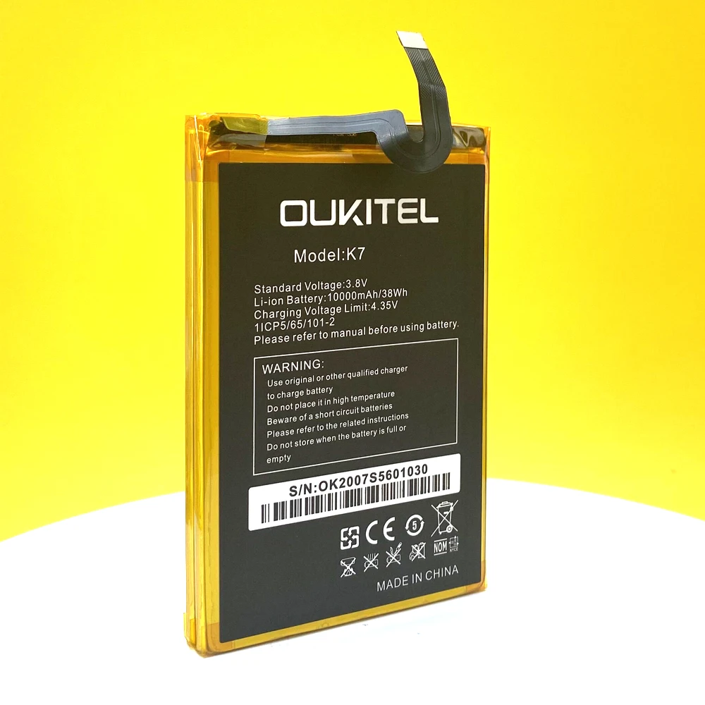 100% bateria original 10000mah para oukitel k7