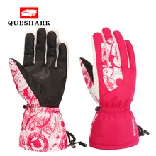 Большие размеры Мужские сенсорный экран для женщин лыжные перчатки противоскользящие зимние теплые лыжные перчатки велосипедные регулируемые длинные наручные перчатки для сноуборда