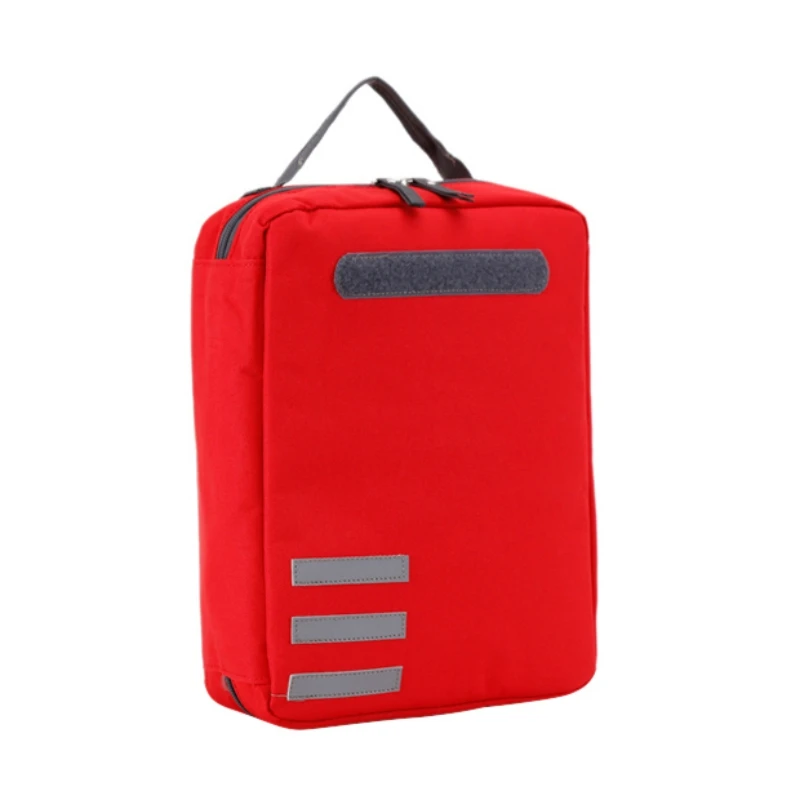 

First Aid Bag Empty Red Emergency Medical Backpack for Outdoor Traveling Camping