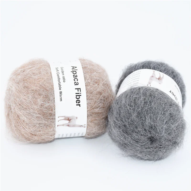 Fil à Tricoter épais Type Laine De Vison - 2 Rouleaux, Doux Et Moelleux, Pour écharpes, Bonnets