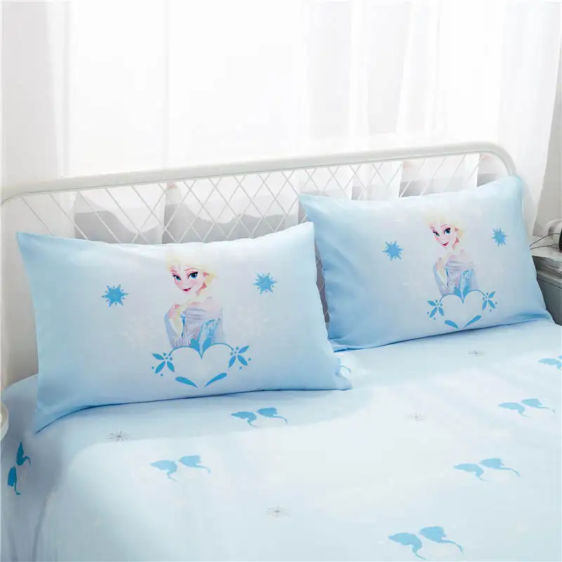 Disney Frozen Elsa Подушка принцессы Sham 48*74 см для украшение для спальни девочки 19*29 дюймов наволочка детская наволочка 1 шт. синий 3D - Цвет: Pattern 3