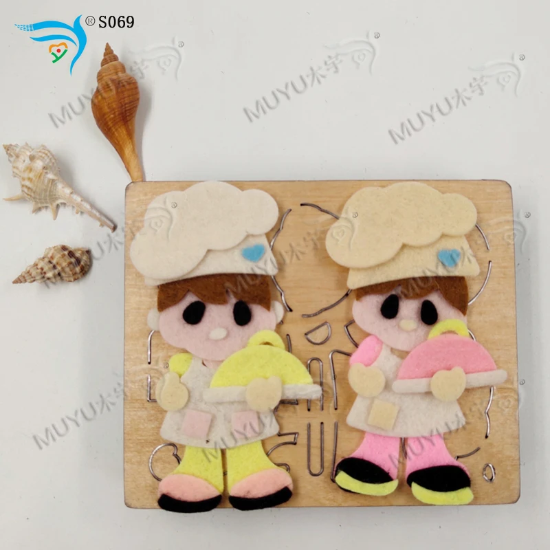 

Chef kid cut sky steel-cutting die compatible with most machines Hand-made accessories wooden die