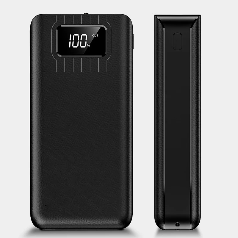 Быстрое зарядное устройство 30000 мАч TypeC Micro USB power Bank светодиодный портативный внешний аккумулятор для Xiaomi huawei Iphone power bank