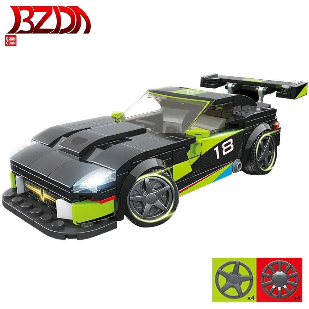 

BZDA 330 PCS Speed Champion Racing Car Building Blocks City Technic Car Toy Model Blocks Supercar Bricks Boys Kids Toys Gifts