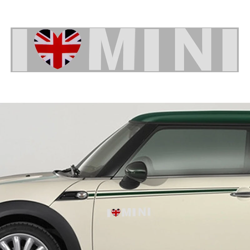 

1pcs Car Decal Speed Sticker Style Body Sticker 3D Sticker logo for BMWs MINI R56 R53 F56 R55 R50 R60 Coopers Auto Accessories