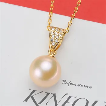 

Jewelry Handwork Pendant Base S925 Sterling Silver Pearl Pendant Accessories And Parts Findings Jewelry For DIY Fittings Women