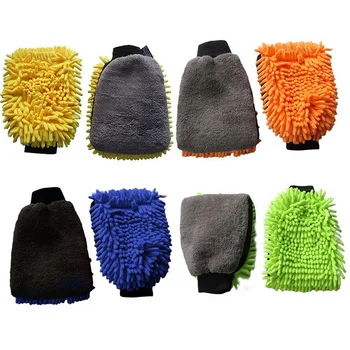 

Universal Car wash gloves car wash single-sided coral plush gloves car wash tool Car Cleaning Glove
