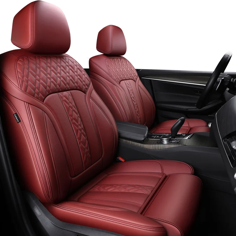 맞춤형 맞춤형 자동차 액세서리 시트 커버, 5 좌석 풀 세트, Bmw 7 5 3 1 시리즈 X5 X3 X1 전용 최고 품질 가죽