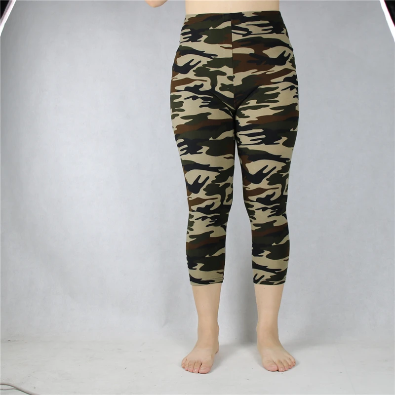 Babbytoro Leggings Women Midcalf Summer Military Camo Print 3/4 Crop Short Legging Pant Plus Size 7xl 6xl 5xl Xs Grey Green Babbytoro Leggings Women Midcalf Summer Military Camo Print 3/4 Crop Short Legging Pant Plus Size 7xl 6xl 5xl Xs Grey Green