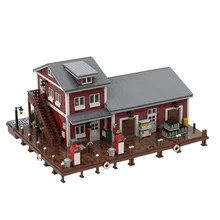 5626 PCS MOC Toys City Street Scene Pier House Construction Building Blocks Modular Architecture Block Model