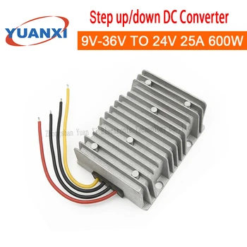 

600W Step down/up DC converter 9V 12V 24V 36V TO 24V 25A 600W 8V-40V dc dc converter
