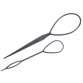 

Ponytail Creator Plastic Loop Styling Tools Pony Tail Clip Bun Donut Hair Maker Braid Magic Tool Hair Styling Accessories Femme