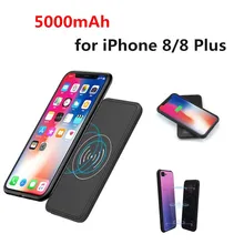 KQJYS 5000 мАч Магнитный Портативный внешний аккумулятор чехол для iPhone 8 8 Plus чехол для зарядки аккумулятора чехол для iPhone 8 8 Plus