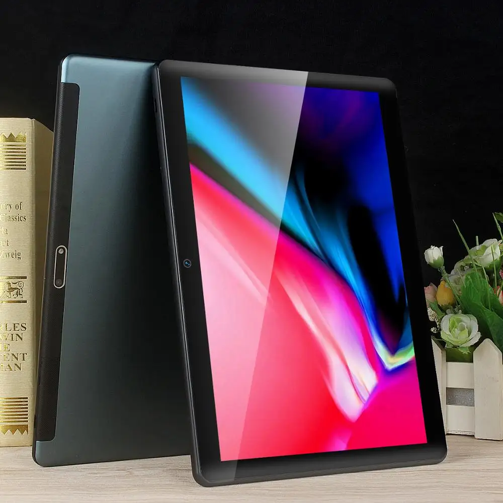 Планшет 6 ГБ 128 ГБ Android 9,0 планшет 10,1 дюймов ips закаленное стекло телефонный звонок 3g 4G lte планшетный ПК Восьмиядерный две sim-карты WiFi gps