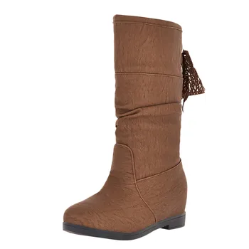 

Vogue Nice Women Boots Middle Boots Spring Autumn Women Boots Ladies Increase Within Booties Shoes Large Size Jly25