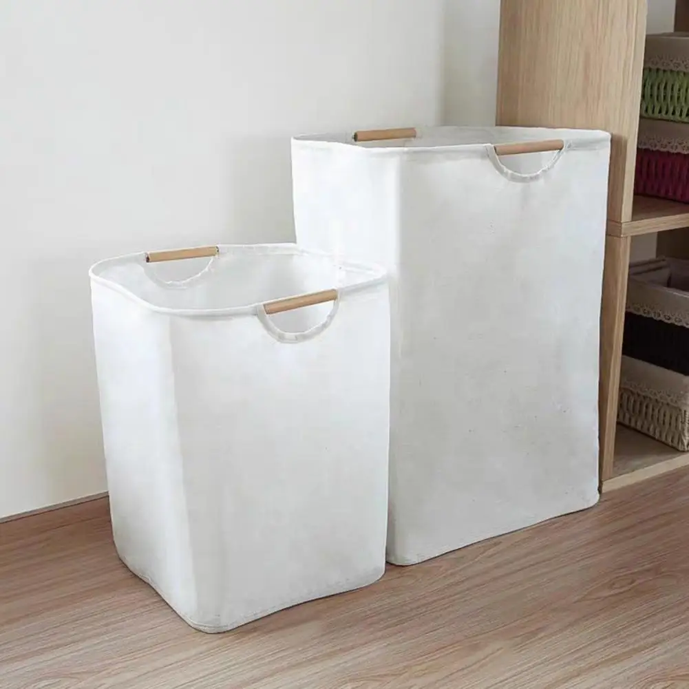 Large Capacity Storage Basket Dirty Clothes Fabric Laundry Portable Household Box | Дом и сад