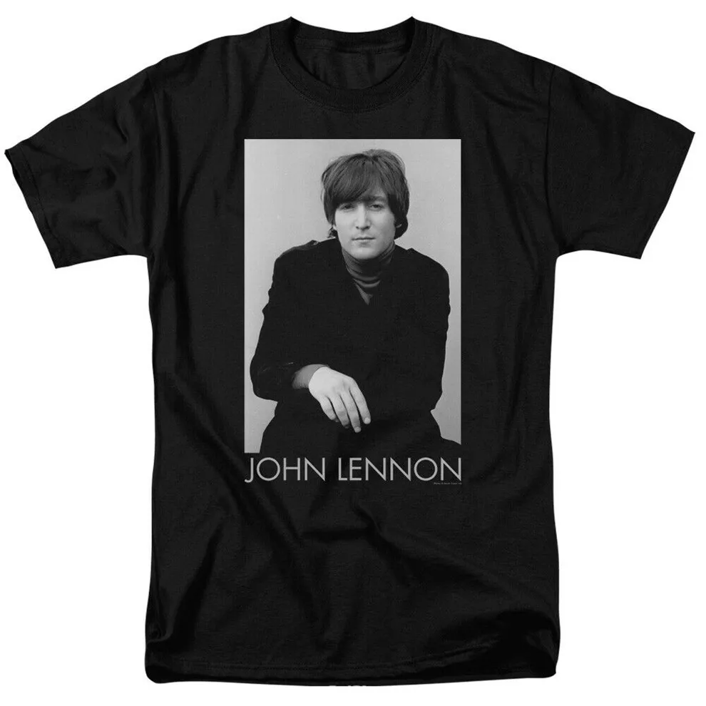 John Lennon Ex Beatle Лицензионная взрослая футболка классная Повседневная