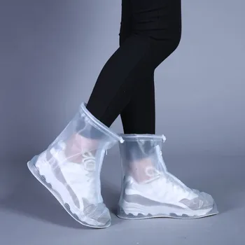 

Men Women Kids Outdoor Rain Shoes Boots Covers Waterproof Slip-resistant Overshoes Travel for Galoshes High-Top Anti-Slip