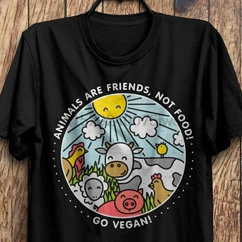 Onimols руды рубашка для друзей Vegon Vegetorion футболка onimol подарок костюмы не еда M16 |