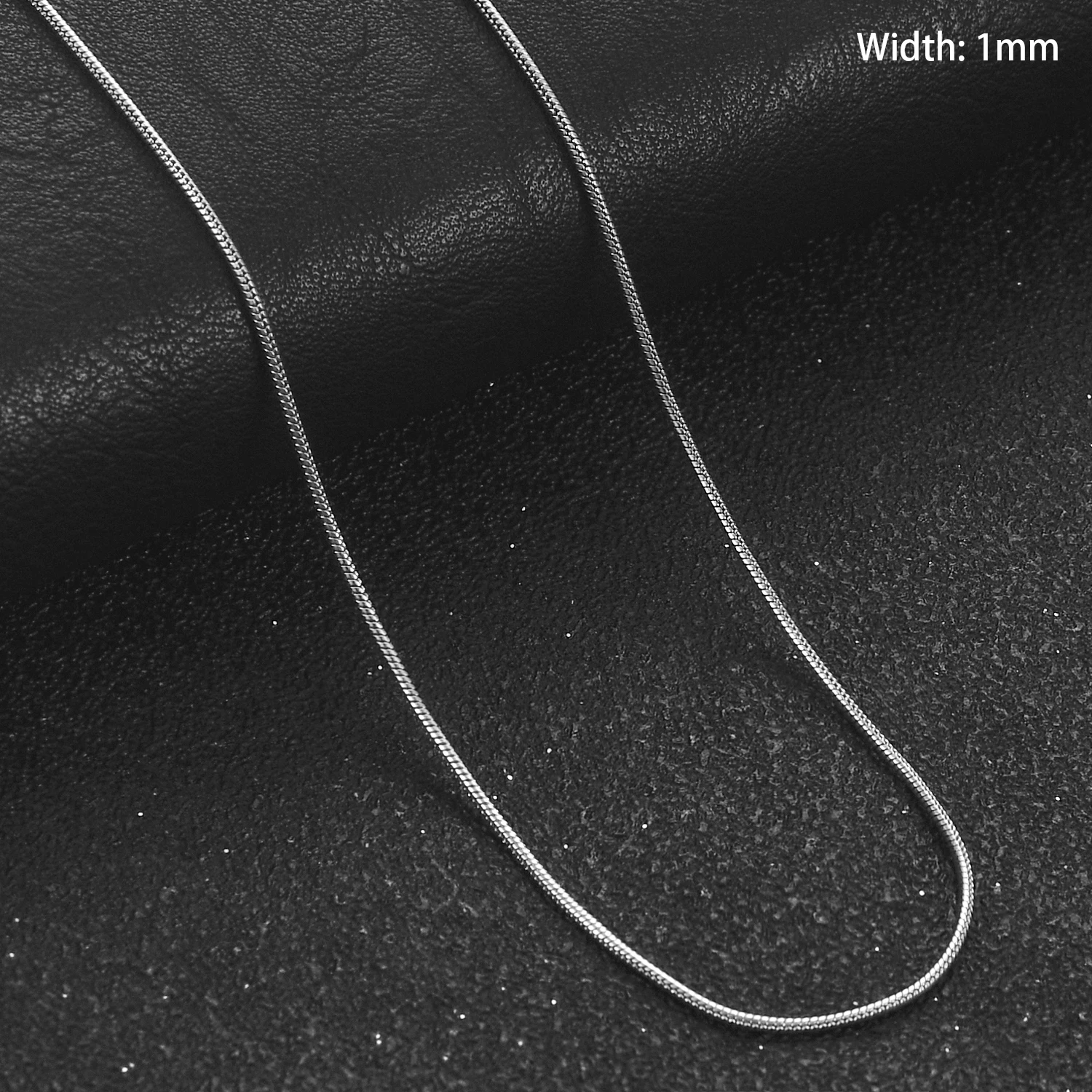 stainless steel necklace 1/1.5/2.4/4mm Mens Waterproof Stainless Steel Necklace Round Snake Bone Chain Metal Jewelry Accessory for Men Women