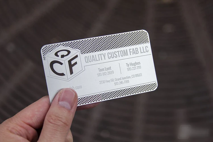 

High Grade laser engraving metal stainless steel business card/visiting card