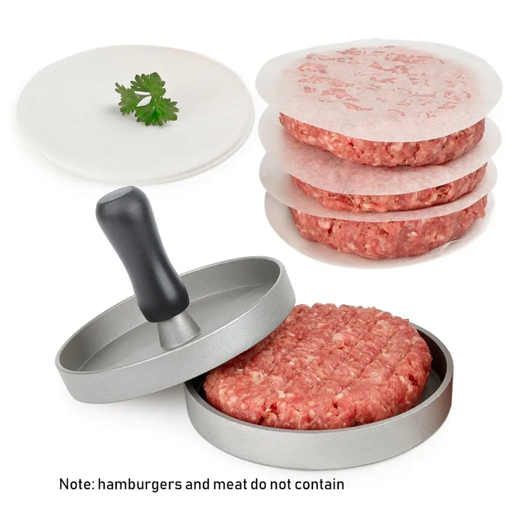 Hamburger Maker Hamburger Press Round Shape Non-Stick Chef Cutlets Hamburger Meat Beef Grill Burger Press Patty Maker Mold