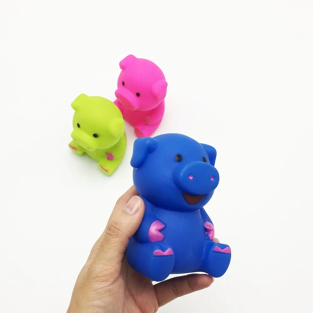 Bonzerpet собака Винил кричащая Жевательная пищалка милый поросенок мультфильм прорезывание зубов молярная прочное животное игра зуб шлифовка и дрессировка игрушки