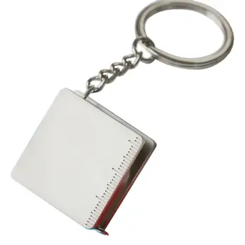 

Portable Band Tape Key Chain Metal Ruler Tape Measure Key Ring Measuring Reel Keychain Line Tape Tools Fashion Jewelry