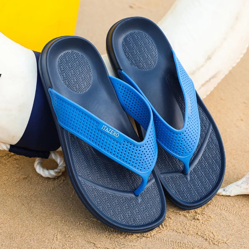 

New Arrival Big Size Summer Men Flip Flops High Quality Flat Beach Flip Flop Anti-slip Zapatos Hombre Casual Shoes Drop Shipping