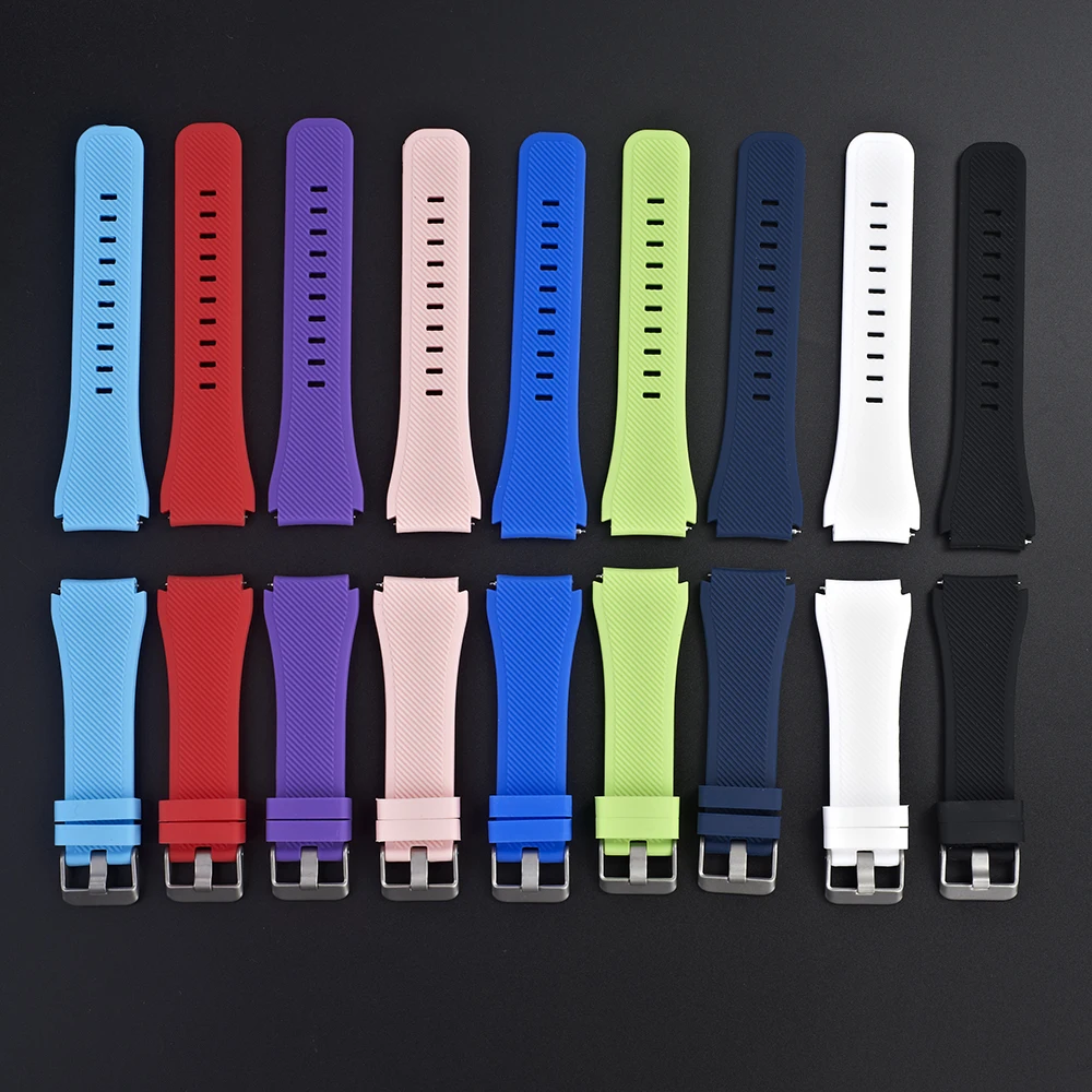 UEBN 22 мм силиконовый ремешок для спортивных часов Xiaomi Huami Amazfit GTR 47 мм/темп/Stratos 2/2S Смарт Браслет для samsung Galaxy Watch 46mm/Шестерни S3 браслет