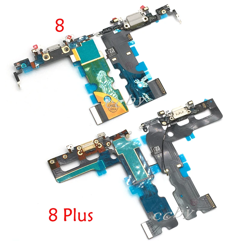 Хорошее качество USB порт для зарядки док станции с гибким кабелем iphone 8 8G Plus|Шлейфы