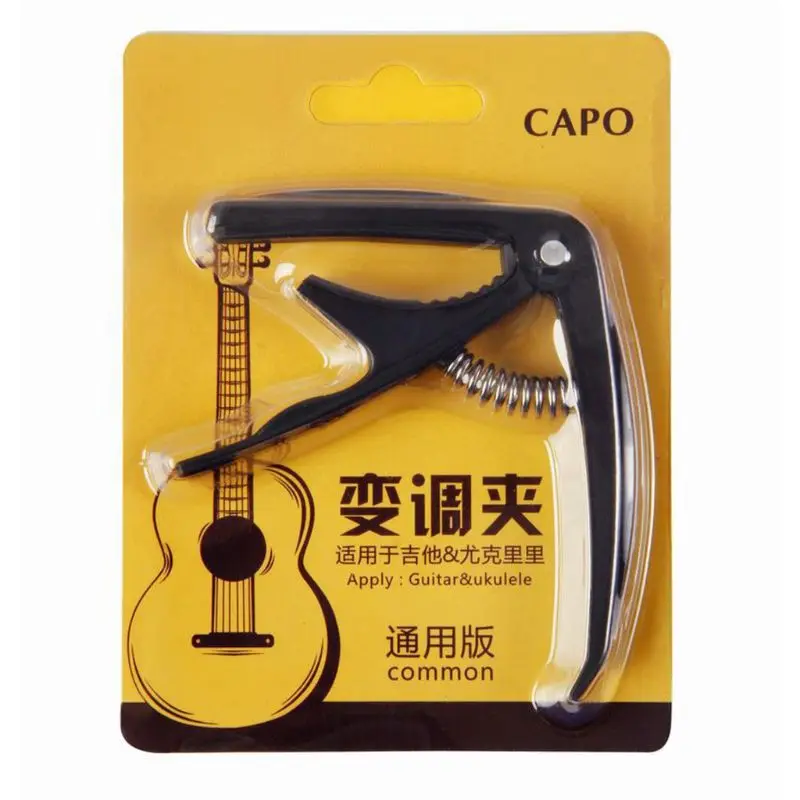 

Guitar Capo Quick Change Clamp Key Plastic Classic Acoustic Electric Guitar Capo Tuning Clamp Musical Instruments Accessories