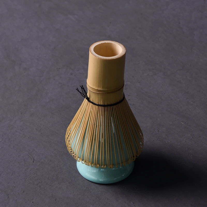 LUWU traditional matcha sets natural bamboo matcha whisk ceremic bowl whisk holder japanese style tea sets
