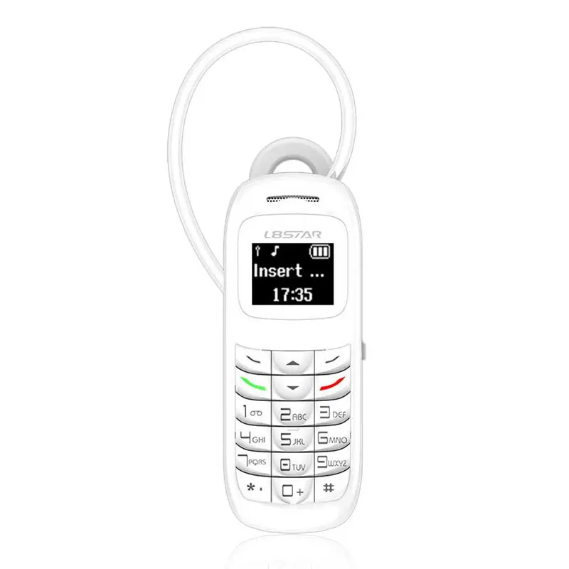 Белый Идеальный автомобильный Bluetooth наушник 3 в 1 Функция наушник: Bluetooth dialer bluetooth наушники и мини независимый мобильный телефон - Цвет: Белый