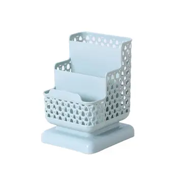 

Rattan Plastic Pen Holder Multifunctional Hollow Desktop Stationery Pencil Case