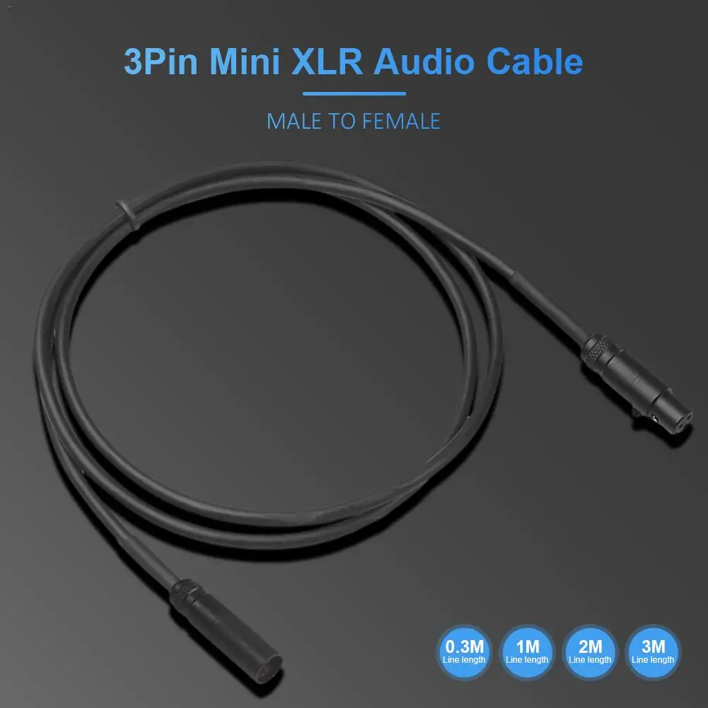 Для различных камер Профессиональная фотография микрофон 3 Pin Mini XLR штекер Женский аудио кабель адаптер для микрофона караоке