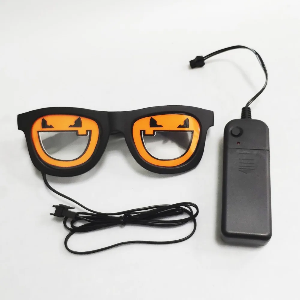 LED Flashing Glasses EL Wire Glasses Glowing Party Supplies Lighting Novelty Gift Bright Light Christmas Festival Party Decor
